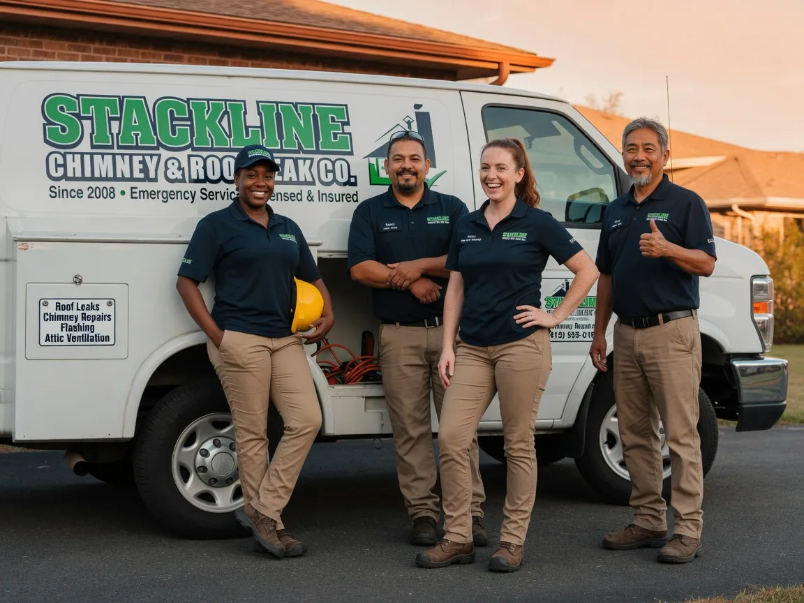 Chimney flashing repair company in Bourbonnais, IL